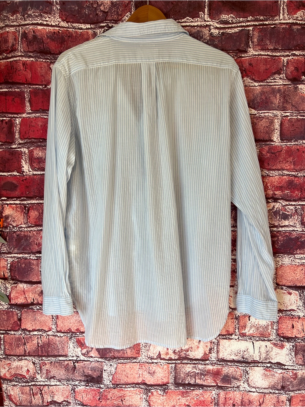 Denim & Supply Ralph Lauren RL Boyfriend Striped Button Down Shirt XL - Picture 5 of 6